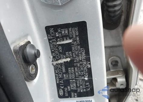 2011 Kia Soul + from USA, damaged, VIN KNDJT2A25B7709427